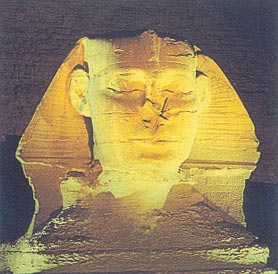Sphinx bei Nacht